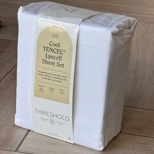 Threshold White TENCEL Lyocell Sheet Set